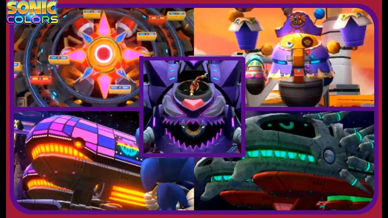 Sonic Colors: All Boss Encounters - No Damage!! - 1080p 60 fps Test