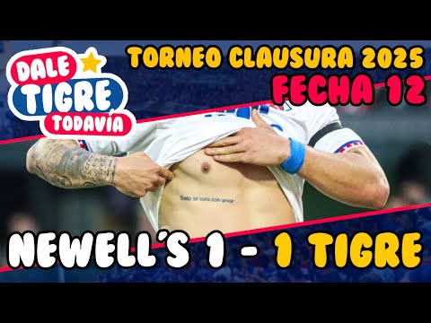 NEWELL'S 1 - 1 TIGRE | Torneo Clausura 2025 | FÚTBOL ARGENTINO - YouTube