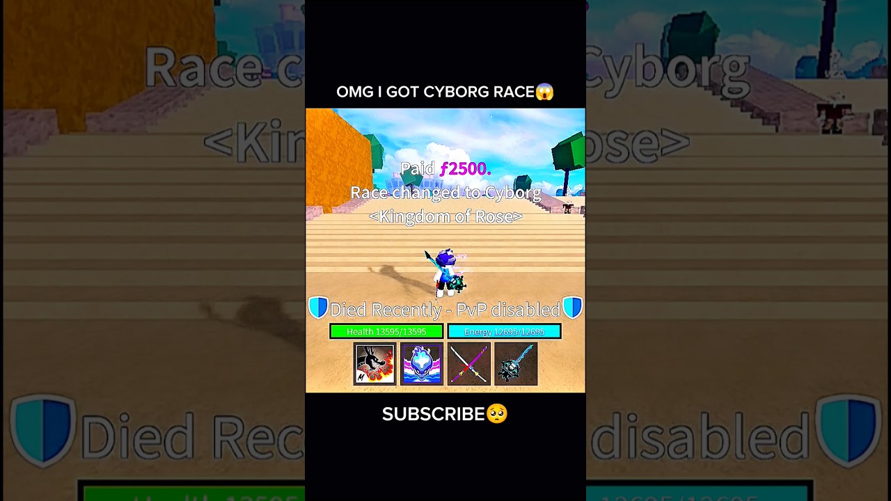 OMG I Unlocked Cyborg RACE IN Blox Fruits😱 