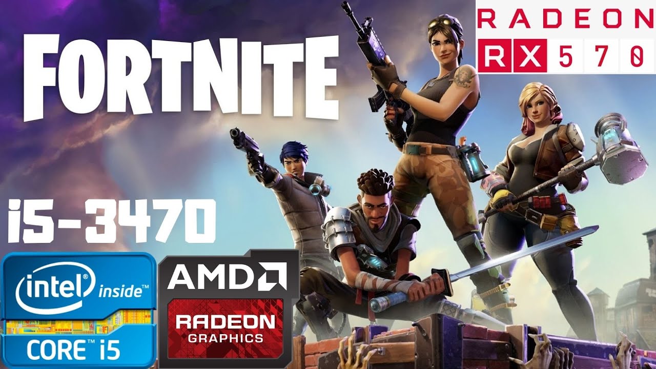 Fortnite (2020) | All Settings | i5-3470 | RX 570 8GB | 8GB RAM DDR3 | 1080p Gameplay PC Benchmark