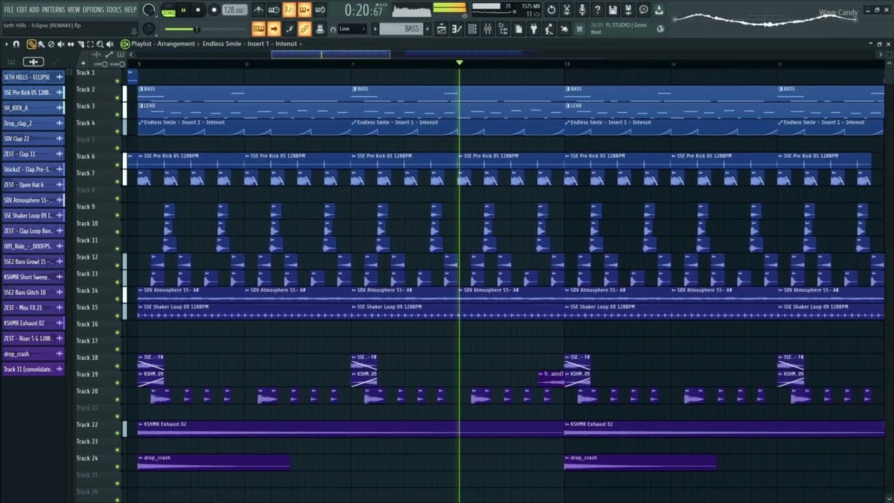 PROFESSIONAL SICK BASS HOUSE FL STUDIO PROJECT LIKE SETH HILLS [Eclipse Remake] | FLP Download!🔥