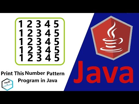 Java Number Pattern Program Tutorial in Hindi || Program-3