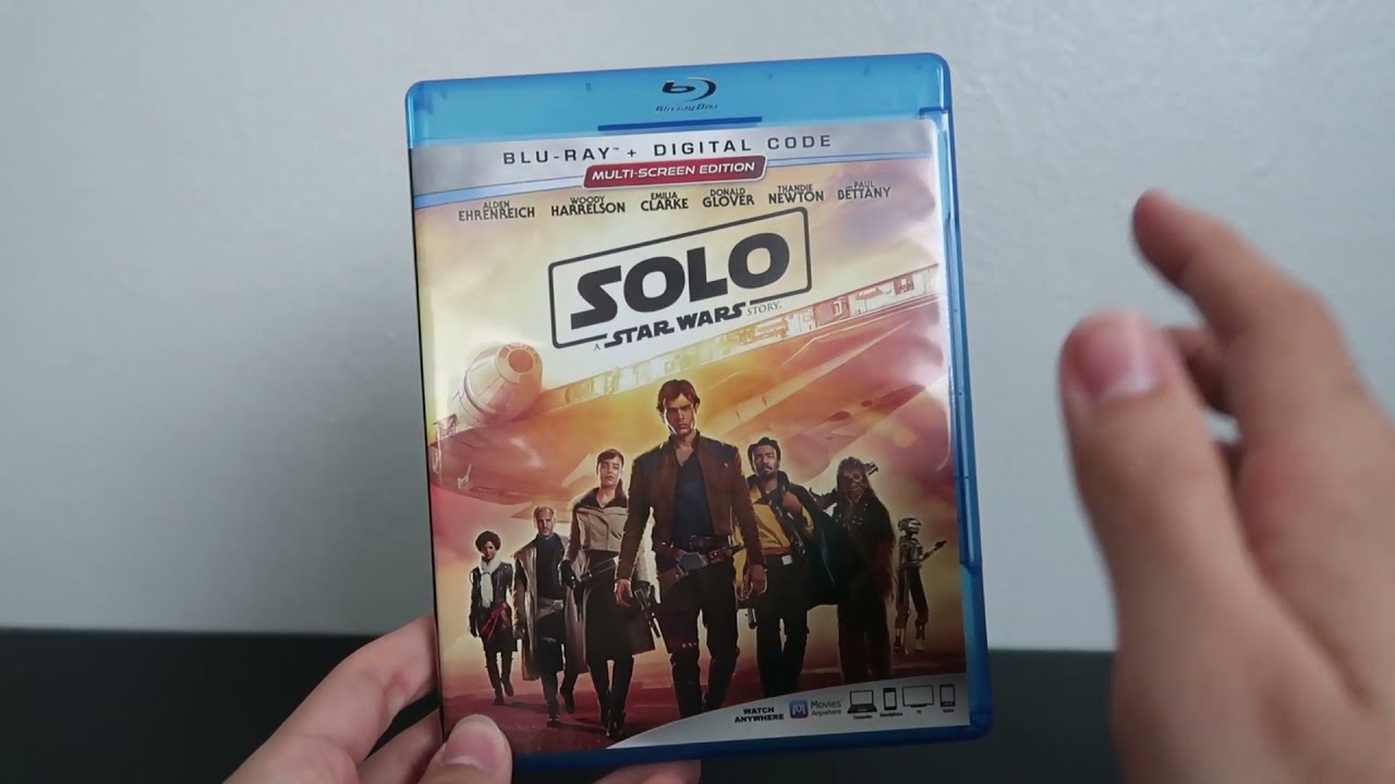 Solo Blu-ray Unboxing (One Shot)