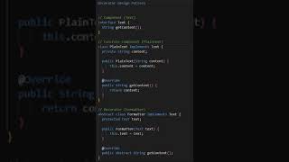 Decorator Design Pattern #shorts screenshot 3