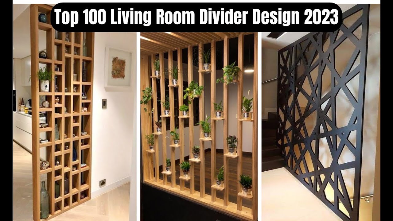 100 Modern Living Room Partition Wall Design 2023 Room Divider Ideas ...