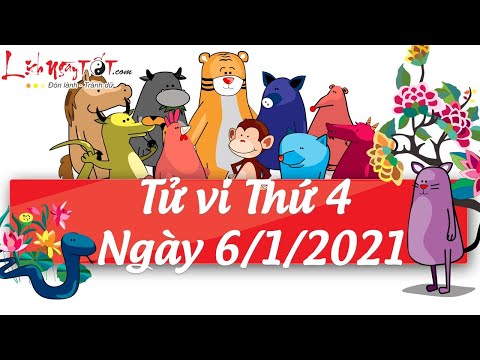 Video Xem tử vi hàng ngày - Tử vi Thứ 4 ngày 6 tháng 1 năm... - youtube