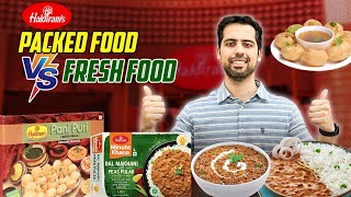 Haldiram’s Packed Food vs Fresh Food | Which Is Better? | @cravingsandcaloriesvlogs