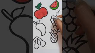 #fruits#colors#drawing#coloring#satisfying#asmrcolors
