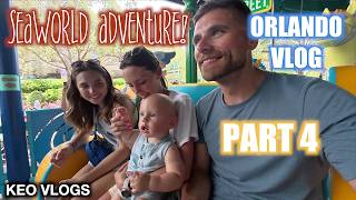 Knox's First SeaWorld Adventure! 🐬❤️ | The Perfect Ending to Our Orlando Trip (Part 4)