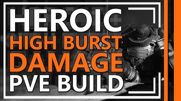 High Burst Damage Solo Heroic PvE Build | The Division 2