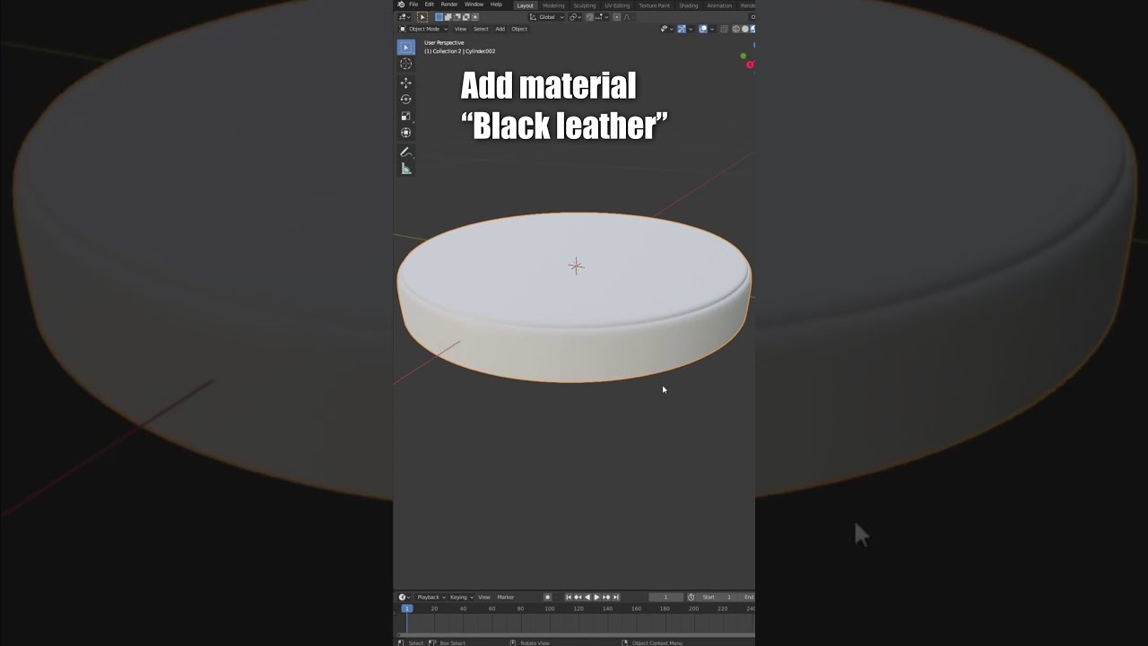 Blender Furniture Tutorial | Barstool Part 1 | 
