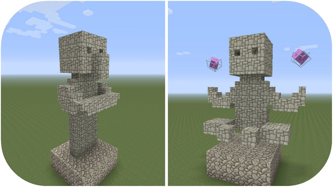 Статуя из майнкрафта Статуя из майнкрафта