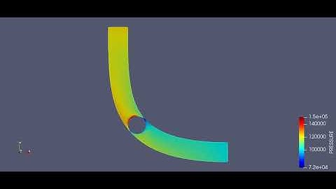 Animation of Pressure - Elbow and Throttle body