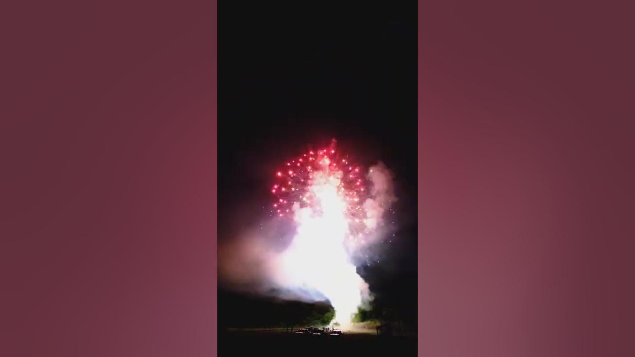 Clinton Massachusetts Fireworks 2022 YouTube