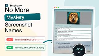 I Built a Mac App That Finally Fixes Screenshot Names using Gemma 4 for Total Privacy! screenshot 5