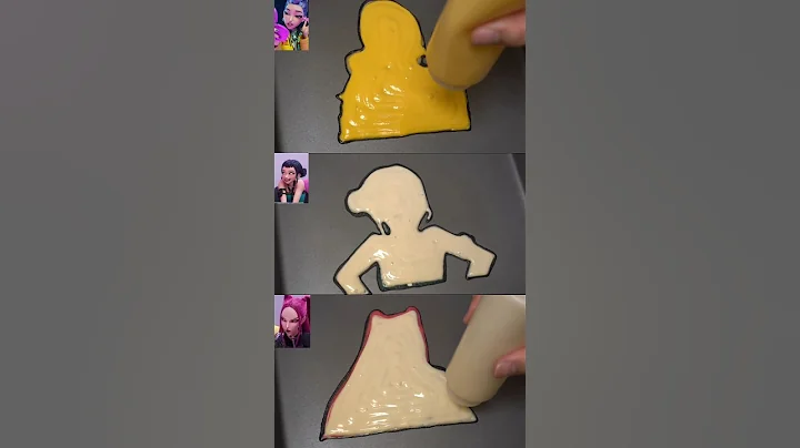 KPop Demon Hunters Pancake Art - HUNTR/X Rumi, Zoey, Mira ( Golden Ver. )
