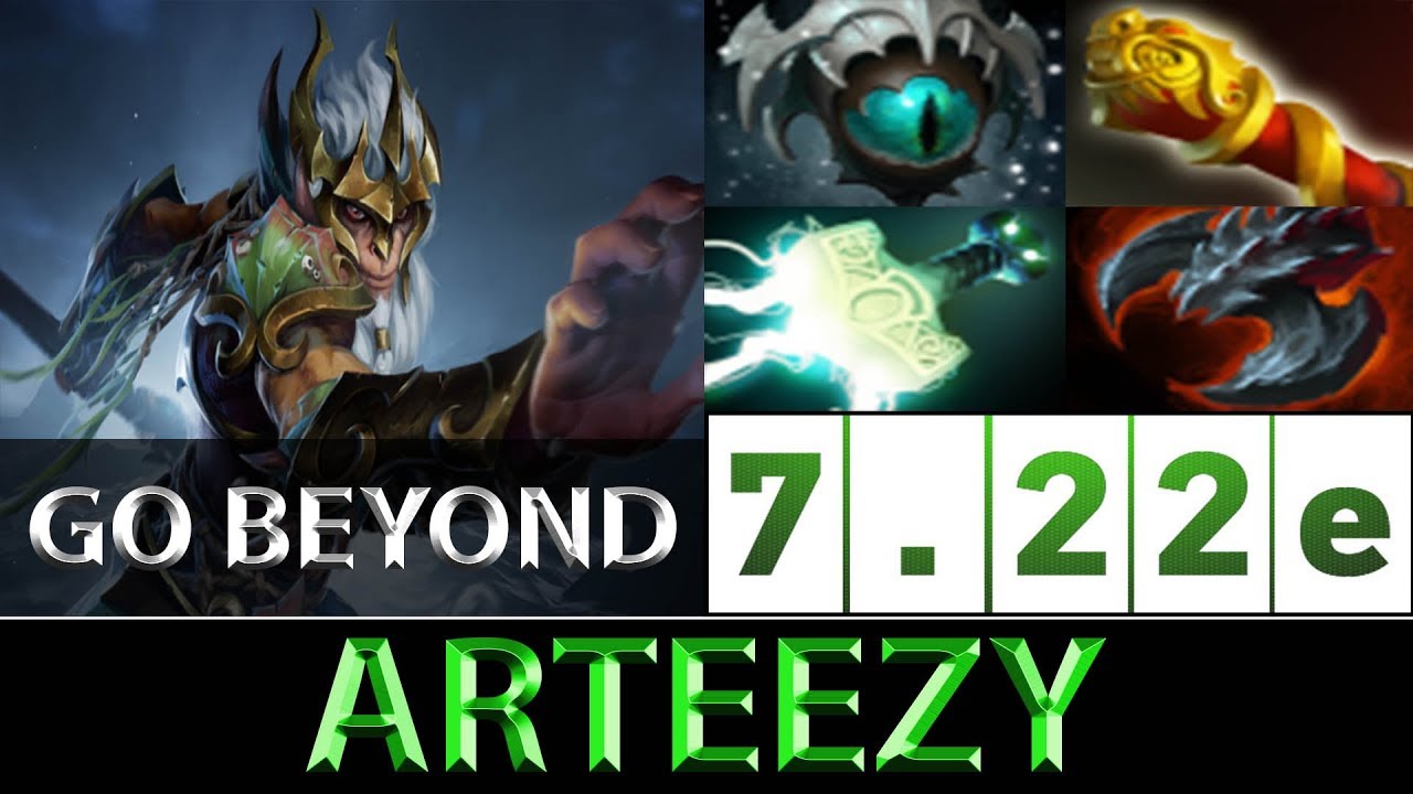 Arteezy [Monkey King] 17 Kills Always Go Beyond ► Dota 2 7.22e