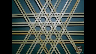 六角孔編法.雙層 -Hexagonal Weaving Pattern (Double)