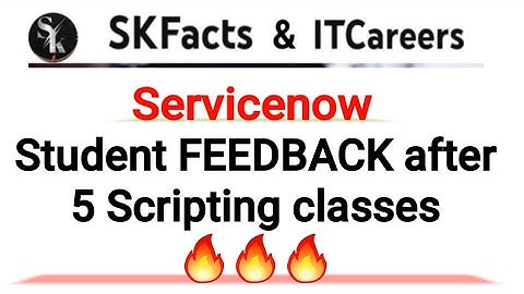 Student FEEDBACK after 5 scripting classes🔥🔥🔥 #servicenow #skfacts #coding