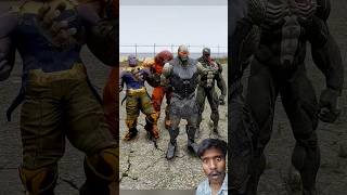 TEAM HULK VS TEAM THANOS - GIANT'S BATTLE | #Shorts | #gta5 |#hulk #shortsfeed