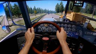 Realistic Truck Driving - Pov Peterbilt 389 [Triple Screen Setup]