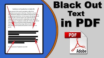 How to Black Out Text in PDF with Adobe Acrobat Pro 2020
