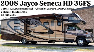 2008 Jayco Seneca HD 36FS BUNKHOUSE 330HP Duramax Diesel SUPER C Class @ Porter’s RV Sales - $88,900