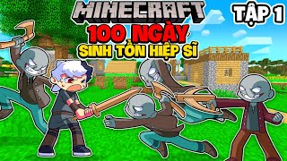 Minecraft nhưng 100 Ngày Sinh Tồn Hiệp Sĩ #1 !!! Siro Trở Thành Thợ Săn Cướp | Dawn Craft