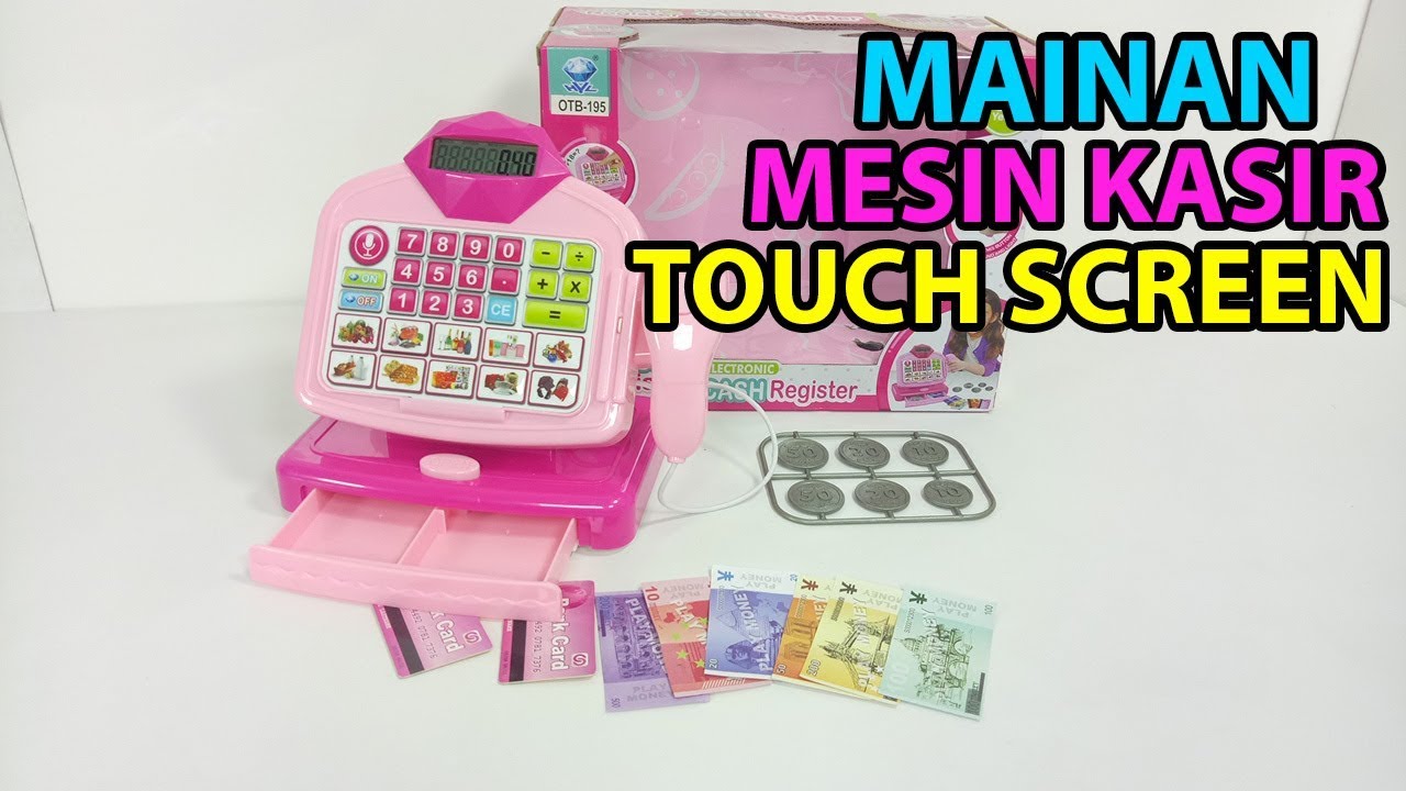  Mainan Kasir Kasiran Pakai Uang Beneran  Electronic Cash 