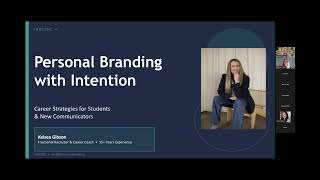 Personal Branding with Intention Webinar for Students & New Communicator s