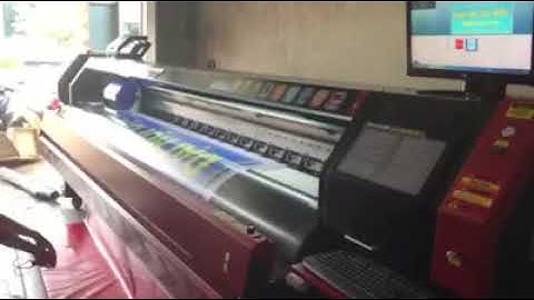 Máy in khổ 3.2m TAIMES T5 chạy đầu KONICA 512i. Hotline : 0996046886 - www.thegioimayquangcao.vn