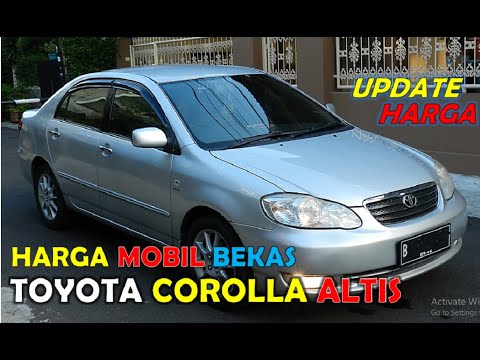  Harga  Mobil  Bekas  Toyota  Corolla  Altis Tahun 2001 2004 