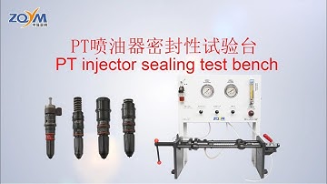 ZQYM Cummins PT series injectors airtightness tester using guide