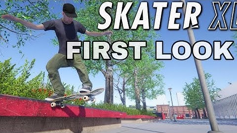 Skater XL 1.0 - First Look and Gameplay!! SPEED GLITCH!!?