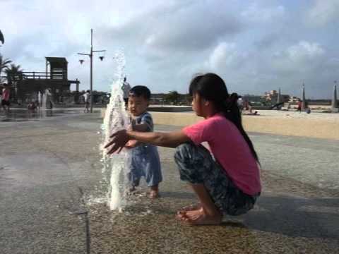 2012年4月14日虎寶東石玩水初體驗