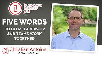Five Words to Help Leadership and Teams work Together