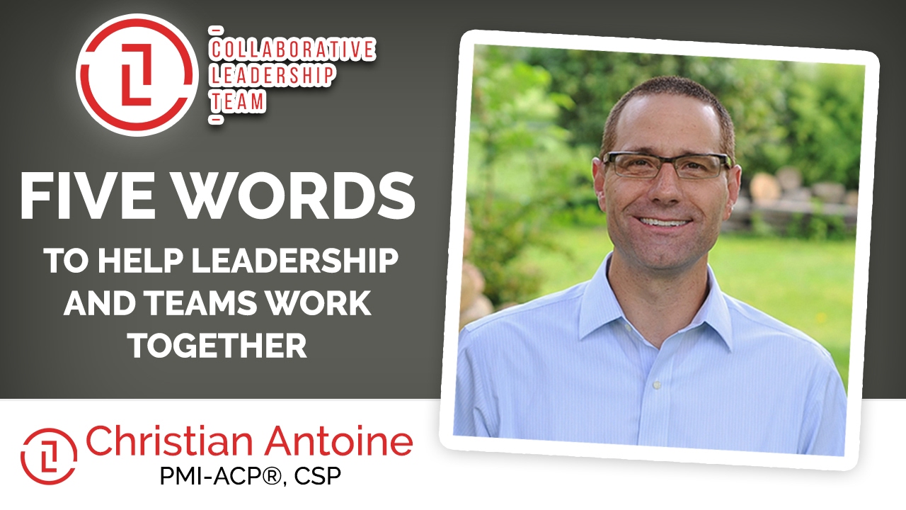 Five Words To Help Leadership And Teams Work Together YouTube