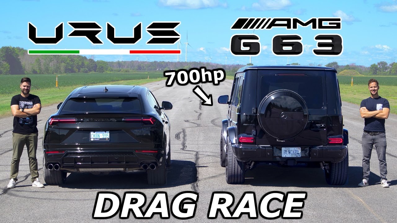 Lamborghini Urus vs 700HP Mercedes-AMG G63 // DRAG & ROLL RACE