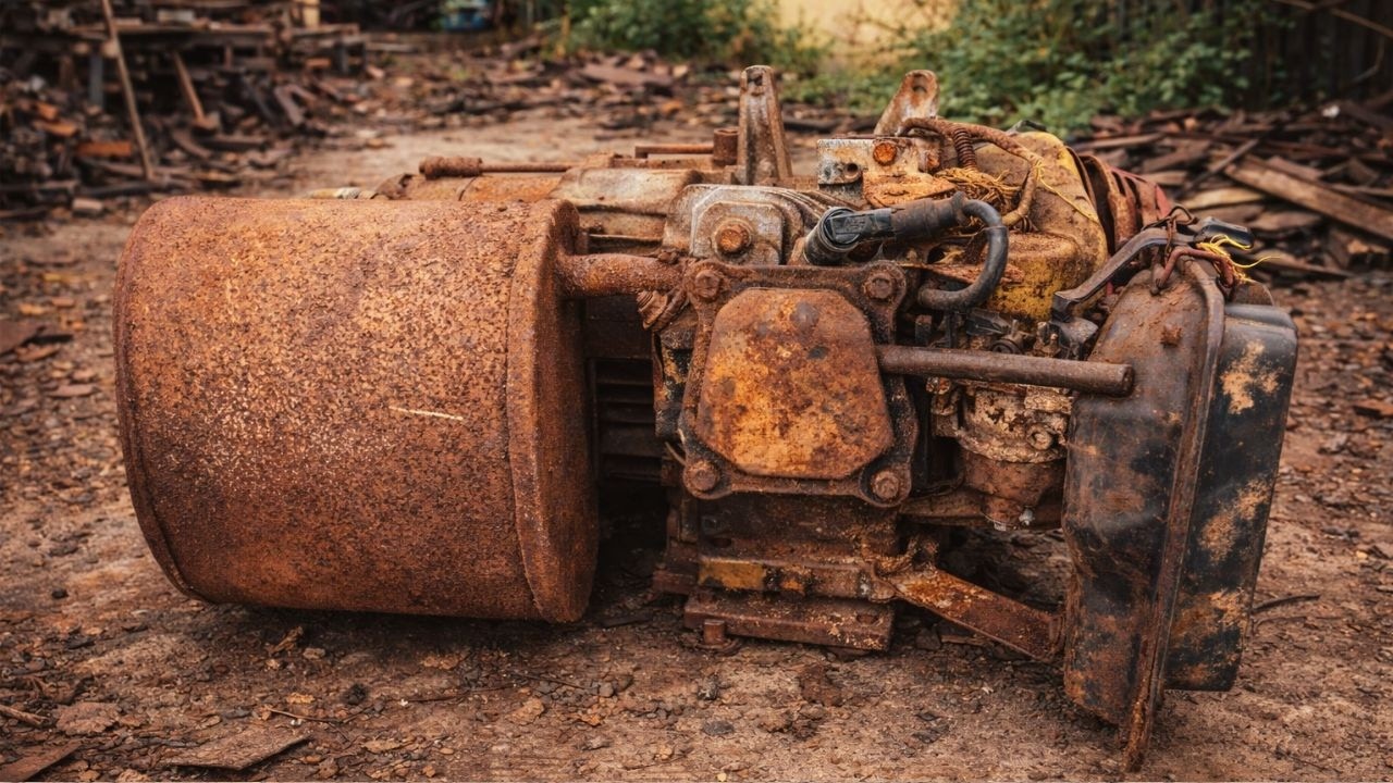Restoration a Rusty 220V Generator Engine to Better Than New – Abandoned Machine Comes Back to Life