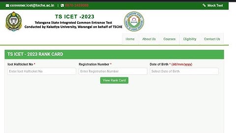 TS ICET 2023 Results are out now😃||TS ICET Results released.