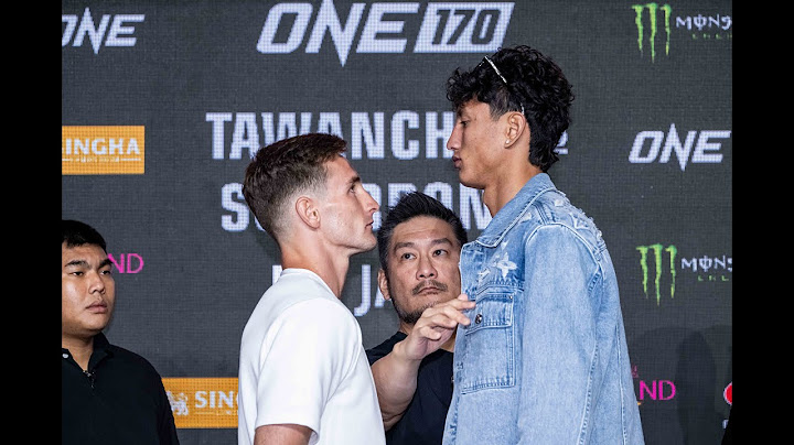 ยังเตี้ยกว่าเยอะ! นิโค คาร์ริลโล Nico Carrillo ยืนเผชิญหน้า นาบิล อานาน Nabil Anane ก่อนบู๊ ONE 170