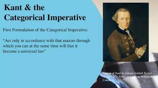 MORAL PHILOSOPHY - Maxims and Universalisability in Kantian Deontology