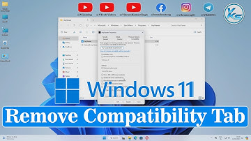 ✅ How To Remove Compatibility Tab From Properties in Windows 11