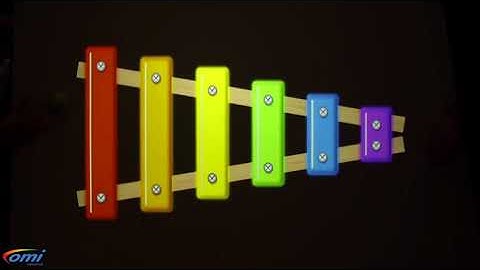 OM interactive Mobii Magic Surface Interactive Table/Floor System - Mobii Glockenspiel activity