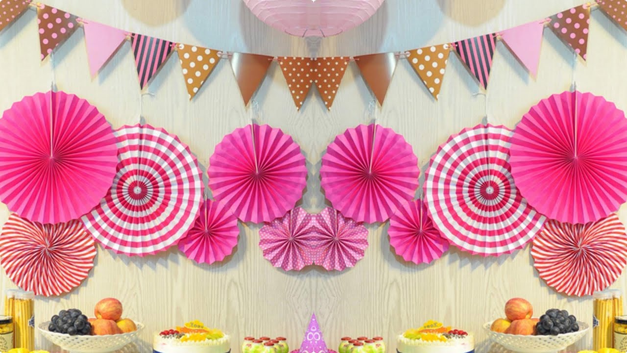Birthday Party Decoration Ideas At Home | Home Decoration Ideas | Paper