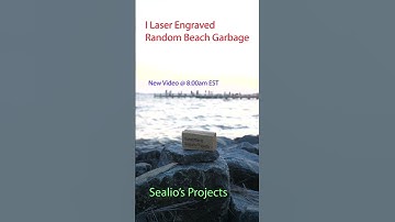 I Laser Engraved Random Garbage Video Trailer