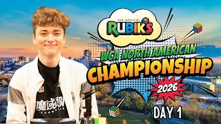 Rubik's WCA North American Championship 2026 - Day 1