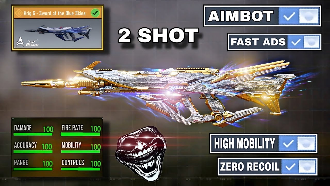 NEW "2 SHOT" KRIG 6 Gunsmith! its TAKING OVER COD Mobile in Season 1 ( NEW LOADOUT )