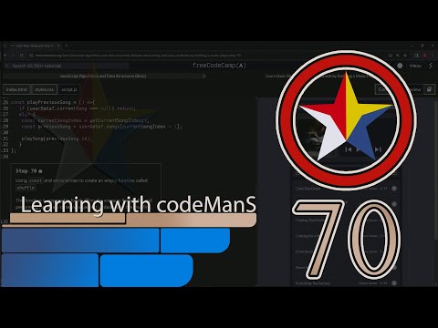 Learn Basic String and Array Methods by Building a Music Player - Step 70 | freeCodeCamp | (Beta)