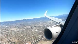 American Airlines 1821 Airbus A321-231 First Class 4K Landing Ontario California
